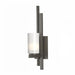 Hubbardton Forge - 206301-SKT-RGT-14-GG0168 - One Light Wall Sconce - Ondrian - Oil Rubbed Bronze