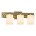 Hubbardton Forge - 206303-SKT-86-GG0188 - Three Light Wall Sconce - Ondrian - Modern Brass
