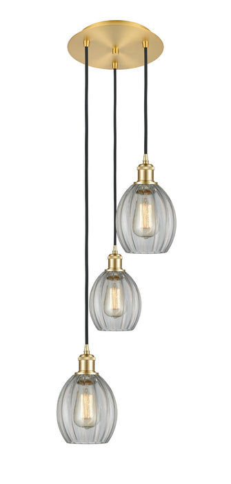 Innovations - 113B-3P-SG-G82 - LED Pendant - Ballston - Satin Gold