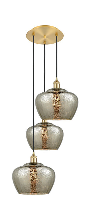 Innovations - 113B-3P-SG-G96-L - LED Pendant - Ballston - Satin Gold