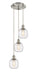 Innovations - 113B-3P-SN-G1013 - LED Pendant - Ballston - Brushed Satin Nickel