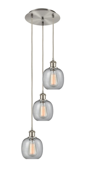 Innovations - 113B-3P-SN-G104 - LED Pendant - Ballston - Brushed Satin Nickel