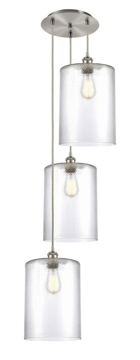 Innovations - 113B-3P-SN-G112-L - LED Pendant - Ballston - Brushed Satin Nickel