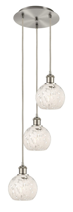 Innovations - 113B-3P-SN-G1216-6WM - LED Pendant - Ballston - Brushed Satin Nickel