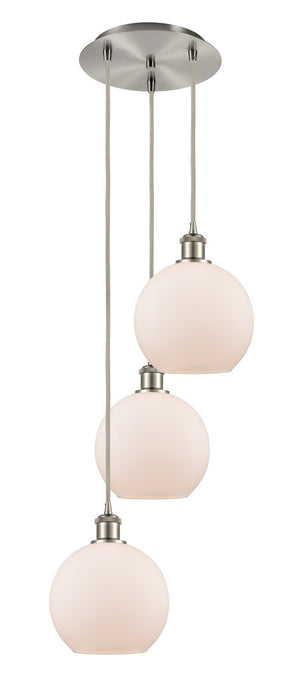 Innovations - 113B-3P-SN-G121-8 - LED Pendant - Ballston - Brushed Satin Nickel