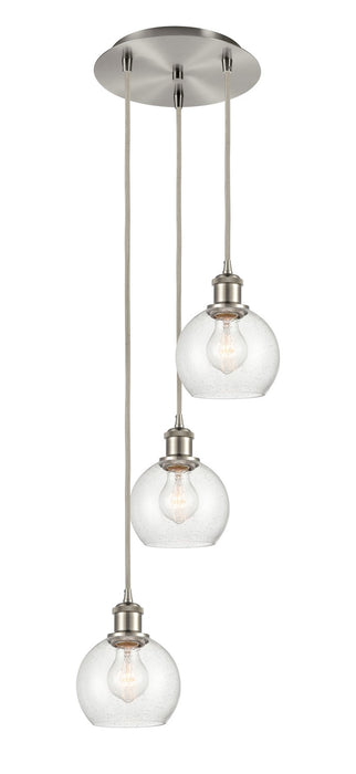 Innovations - 113B-3P-SN-G124-6 - LED Pendant - Ballston - Brushed Satin Nickel