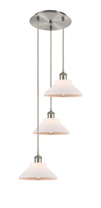 Innovations - 113B-3P-SN-G131 - LED Pendant - Ballston - Brushed Satin Nickel