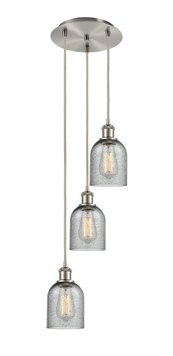 Innovations - 113B-3P-SN-G257 - LED Pendant - Ballston - Brushed Satin Nickel