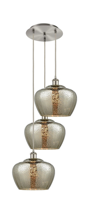 Innovations - 113B-3P-SN-G96-L - LED Pendant - Ballston - Brushed Satin Nickel