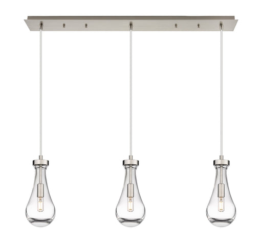 Innovations - 123-451-1P-SN-G451-5CL - LED Linear Pendant - Downtown Urban - Brushed Satin Nickel