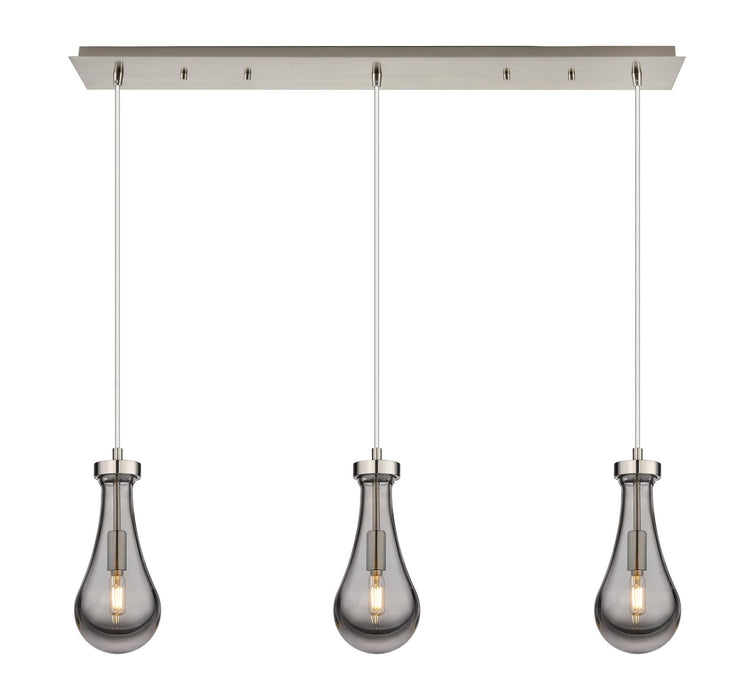 Innovations - 123-451-1P-SN-G451-5SM - LED Linear Pendant - Downtown Urban - Brushed Satin Nickel