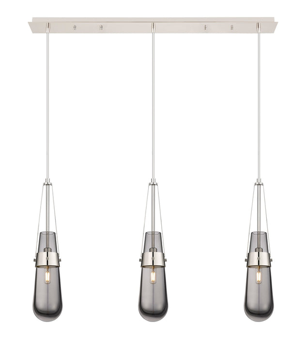 Innovations - 123-452-1P-PN-G452-4SM - LED Linear Pendant - Downtown Urban - Polished Nickel