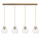 Innovations - 124-410-1PS-BB-G410-8CL - Nine Light Linear Pendant - Downtown Urban - Brushed Brass