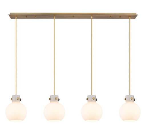 Newton Eight Light Linear Pendant