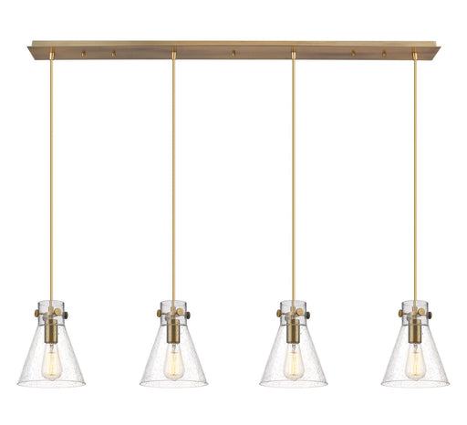 Innovations - 124-410-1PS-BB-G411-8SDY - Five Light Linear Pendant - Downtown Urban - Brushed Brass