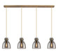 Innovations - 124-410-1PS-BB-G412-8SM - LED Linear Pendant - Downtown Urban - Brushed Brass