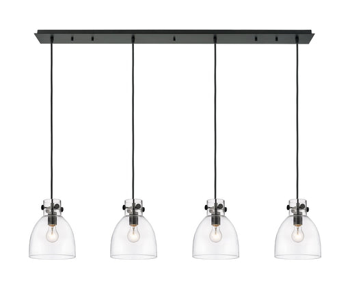 Innovations - 124-410-1PS-BK-G412-8CL - One Light Linear Pendant - Downtown Urban - Matte Black