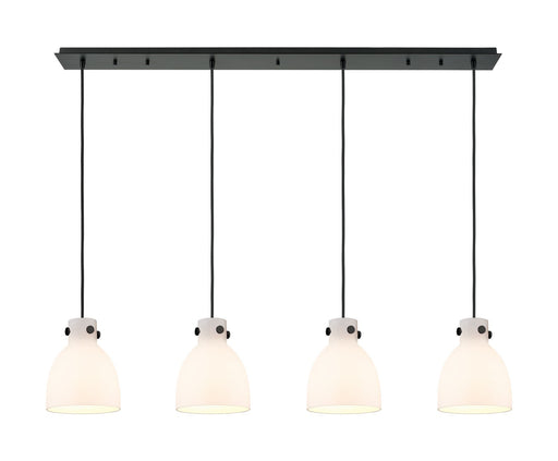Innovations - 124-410-1PS-BK-G412-8WH - LED Linear Pendant - Downtown Urban - Matte Black