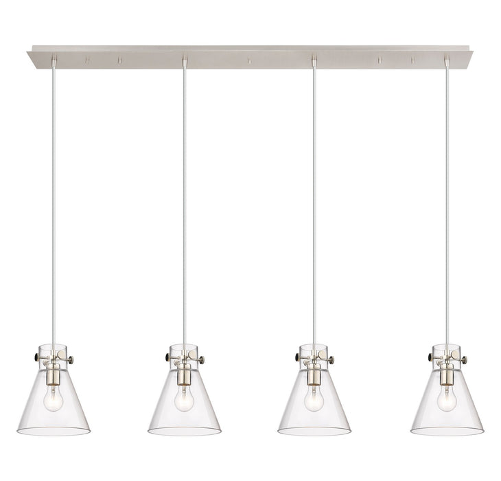 Innovations - 124-410-1PS-PN-G411-8CL - Six Light Linear Pendant - Downtown Urban - Polished Nickel