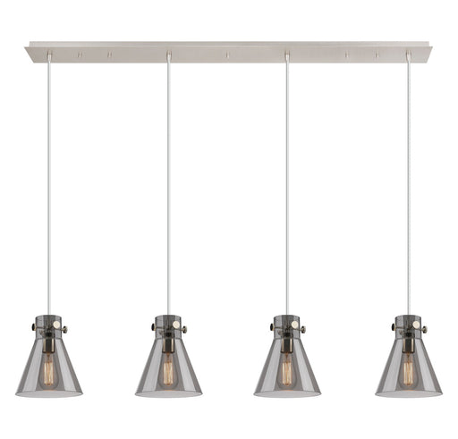 Innovations - 124-410-1PS-PN-G411-8SM - Two Light Linear Pendant - Downtown Urban - Polished Nickel
