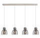 Innovations - 124-410-1PS-PN-G412-8SM - Five Light Linear Pendant - Downtown Urban - Polished Nickel