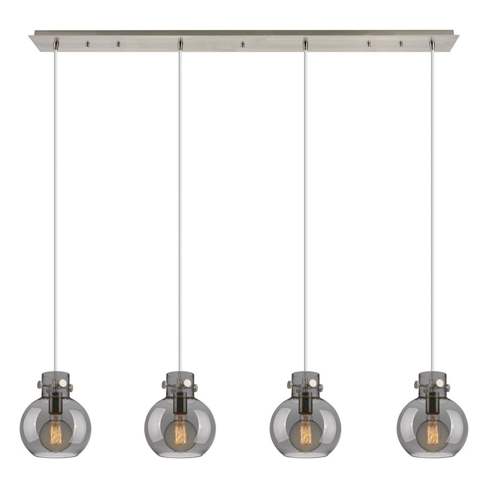 Innovations - 124-410-1PS-SN-G410-8SM - Seven Light Linear Pendant - Newton - Brushed Satin Nickel