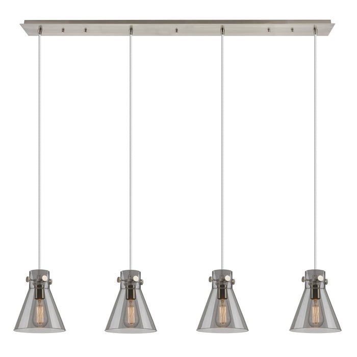 Innovations - 124-410-1PS-SN-G411-8SM - Nine Light Linear Pendant - Downtown Urban - Brushed Satin Nickel