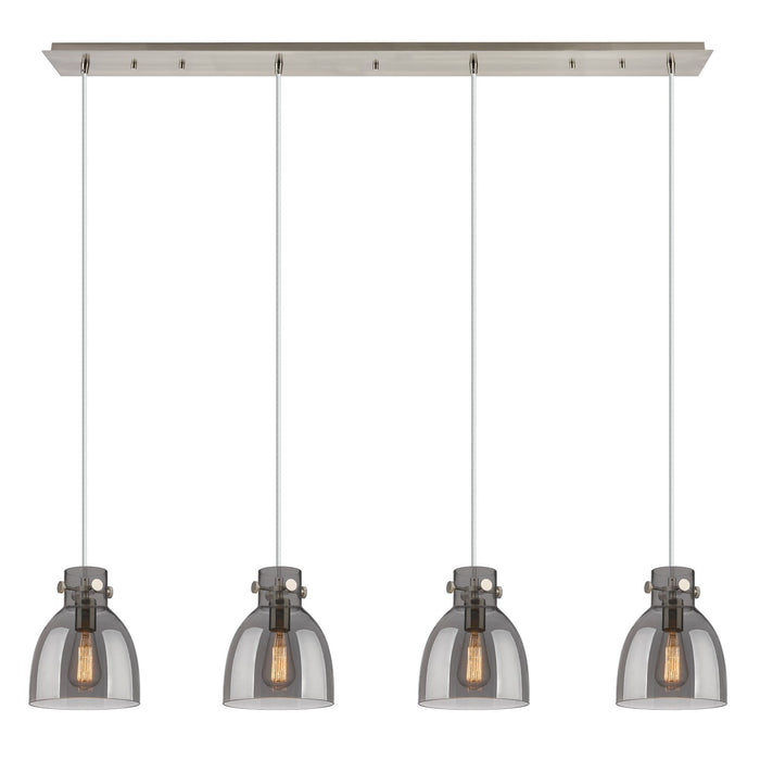 Innovations - 124-410-1PS-SN-G412-8SM - Two Light Linear Pendant - Downtown Urban - Brushed Satin Nickel