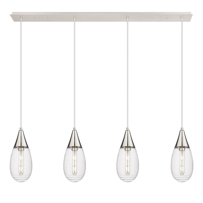 Innovations - 124-450-1P-PN-G450-6SCL - LED Linear Pendant - Downtown Urban - Polished Nickel