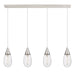 Innovations - 124-450-1P-PN-G450-6SCL - LED Linear Pendant - Downtown Urban - Polished Nickel