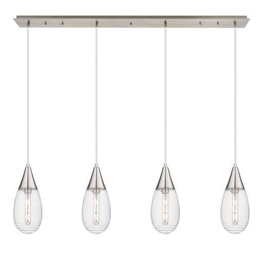 Innovations - 124-450-1P-SN-G450-6SCL - LED Linear Pendant - Downtown Urban - Brushed Satin Nickel