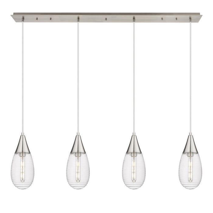 Innovations - 124-450-1P-SN-G450-6SCL - LED Linear Pendant - Downtown Urban - Brushed Satin Nickel