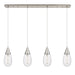 Innovations - 124-450-1P-SN-G450-6SCL - LED Linear Pendant - Downtown Urban - Brushed Satin Nickel