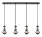 Innovations - 124-451-1P-BK-G451-5SM - LED Linear Pendant - Downtown Urban - Matte Black