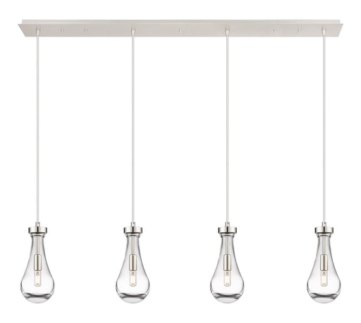 Innovations - 124-451-1P-PN-G451-5CL - LED Linear Pendant - Downtown Urban - Polished Nickel