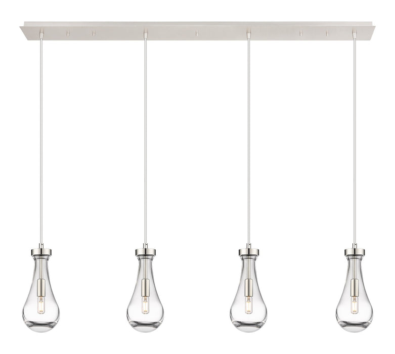 Innovations - 124-451-1P-PN-G451-5CL - LED Linear Pendant - Downtown Urban - Polished Nickel