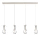 Innovations - 124-451-1P-PN-G451-5CL - LED Linear Pendant - Downtown Urban - Polished Nickel