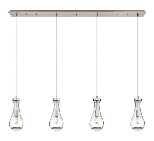 Innovations - 124-451-1P-SN-G451-5CL - LED Linear Pendant - Downtown Urban - Brushed Satin Nickel