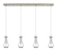 Innovations - 124-451-1P-SN-G451-5CL - LED Linear Pendant - Downtown Urban - Brushed Satin Nickel