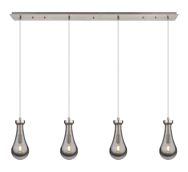 Innovations - 124-451-1P-SN-G451-5SM - LED Linear Pendant - Downtown Urban - Brushed Satin Nickel