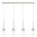 Innovations - 124-452-1P-PN-G452-4CL - LED Linear Pendant - Downtown Urban - Polished Nickel