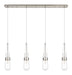 Innovations - 124-452-1P-SN-G452-4CL - LED Linear Pendant - Downtown Urban - Brushed Satin Nickel