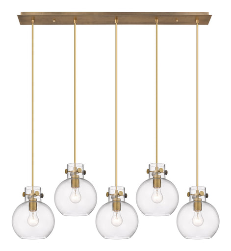 Downtown Urban Five Light Linear Pendant