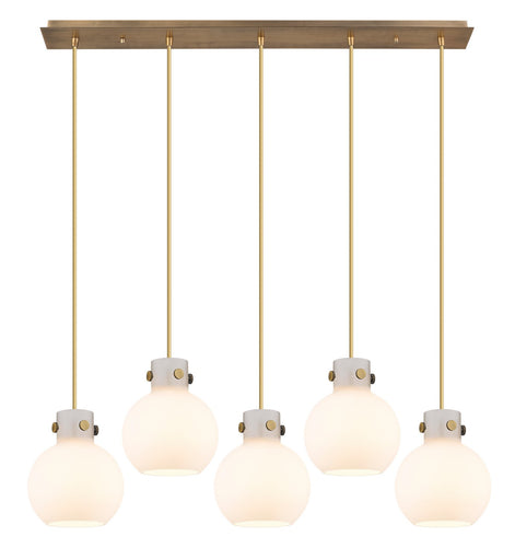 Newton Five Light Linear Pendant