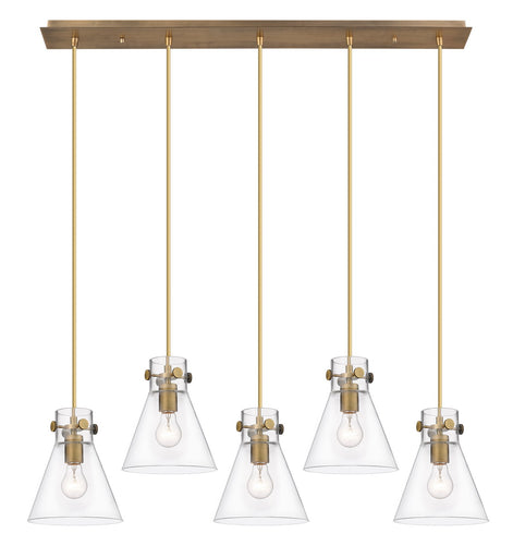 Downtown Urban Eight Light Linear Pendant