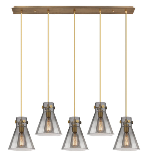 Downtown Urban Four Light Linear Pendant