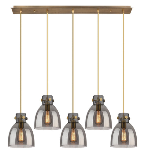 Downtown Urban Six Light Linear Pendant