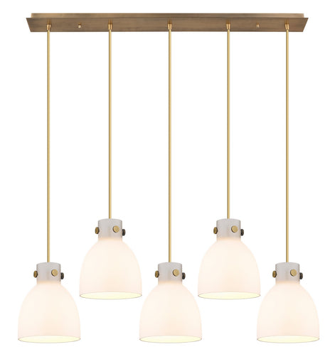 Downtown Urban Nine Light Linear Pendant