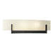 Hubbardton Forge - 206401-SKT-10-GG0324 - Two Light Wall Sconce - Axis - Black