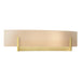 Hubbardton Forge - 206401-SKT-86-SS0324 - Two Light Wall Sconce - Axis - Modern Brass